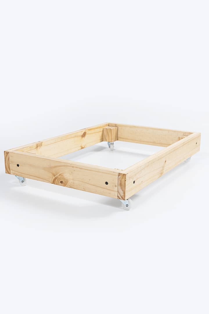 Base de Madera con Ruedas (80L) para Compostera Lumbricus®